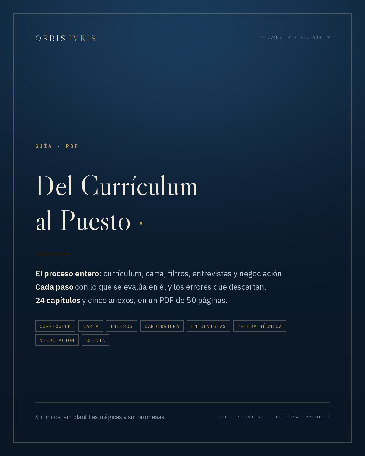 Portada — Del Currículum al Puesto