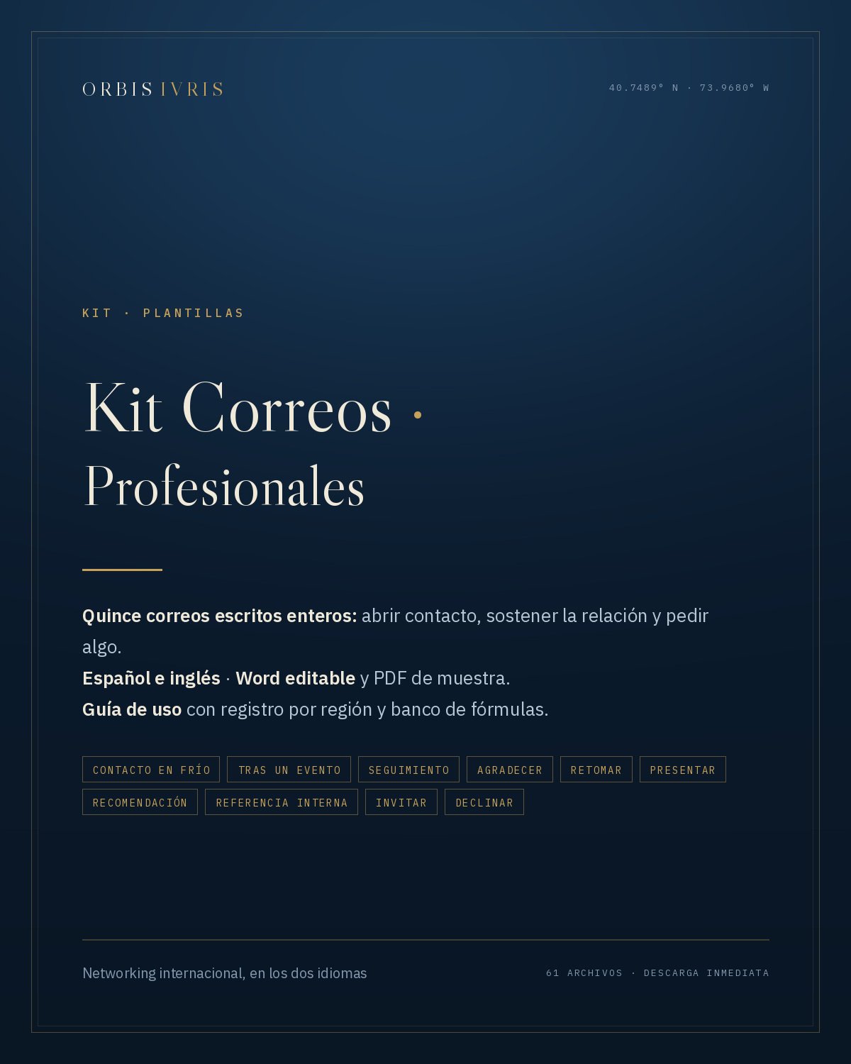 Portada — Kit Correos Profesionales
